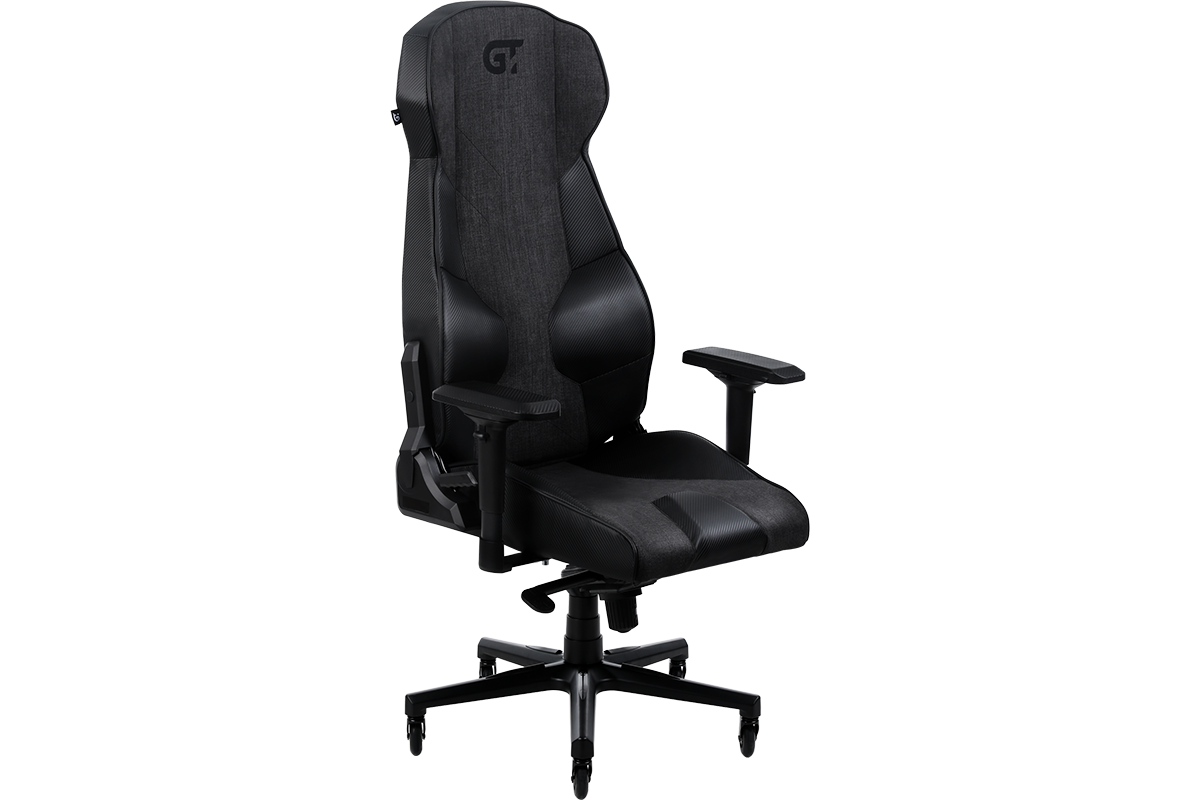 Геймерське крісло GT Racer X-8007 Dark Gray/Black Suede