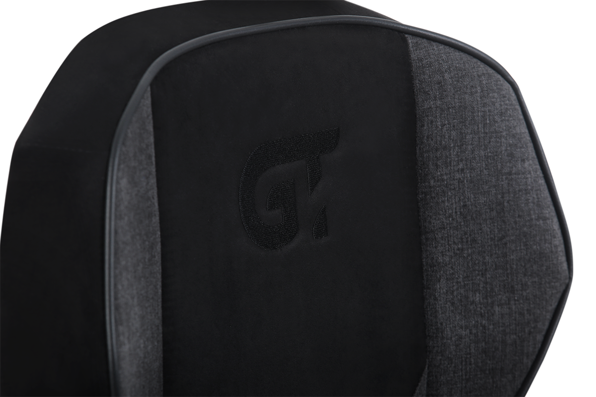 Геймерское кресло GT Racer X-8007 Dark Gray/Black Suede