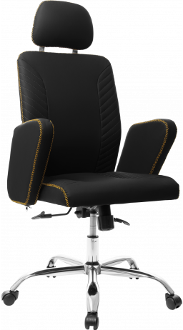 Офисное кресло GT Racer B-2380 Black