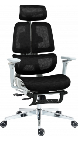 Офісне крісло GT Racer B-2450 White/Black