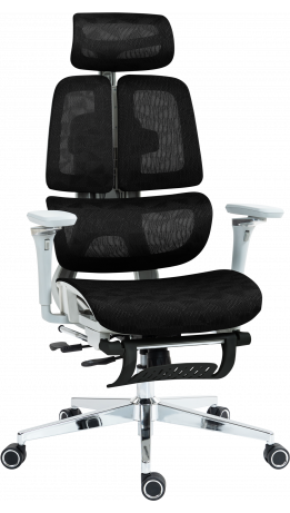Офісне крісло GT Racer B-2450 White/Black