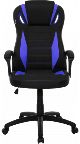11Геймерское кресло GT Racer B-2855 Black/Blue