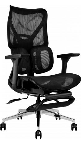 Офісне крісло GT Racer B-3002 Black/Black