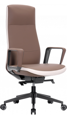 Офісне крісло GT Racer B-3195 Beige/Brown (leather)