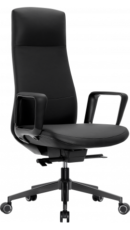 Офісне крісло GT Racer B-3195 Black (leather)
