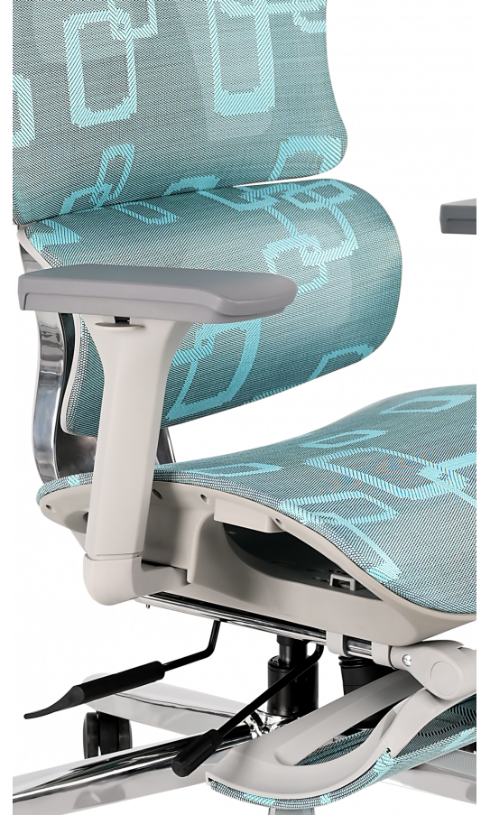 Office chair GT Racer B-528 Gray/Blue