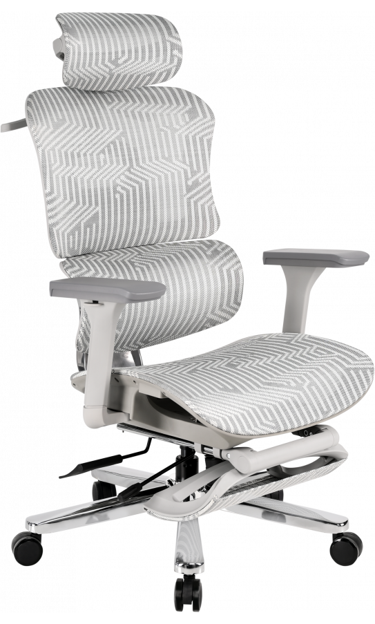 Office chair GT Racer B-528 Gray/Light Gray