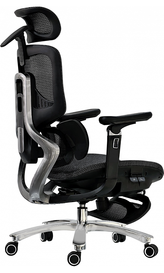 Office chair GT Racer B-539 Black/Black