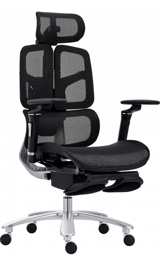 Офисное кресло GT Racer B-541F Black Офисное кресло GT Racer B-541F Black