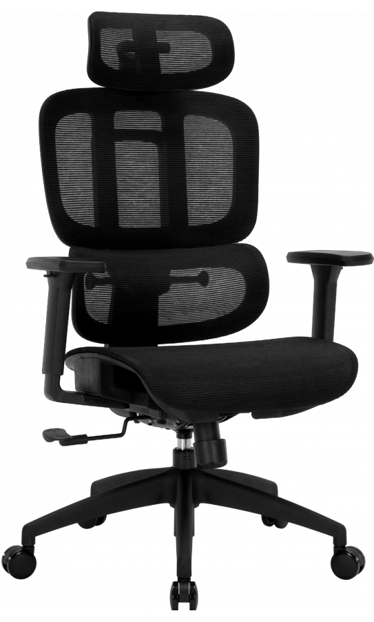 Офісне крісло GT Racer B-5757 Black/Black
