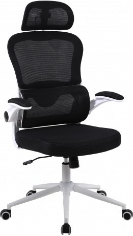 Офісне крісло GT Racer B-5880 White/Black Офісне крісло GT Racer B-5880 White/Black
