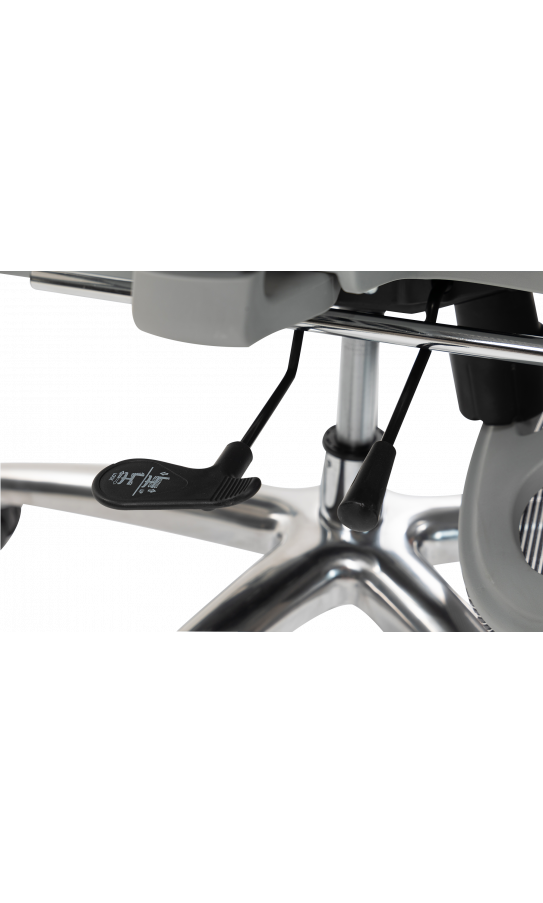 Офісне крісло GT Racer B-816 White/Gray (Massage)