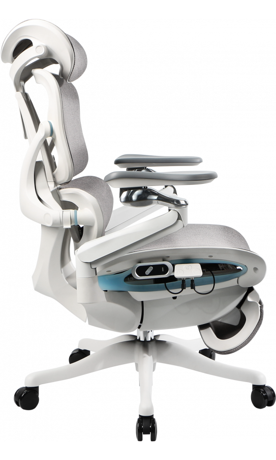 Office chair GT Racer B-822 White/Gray