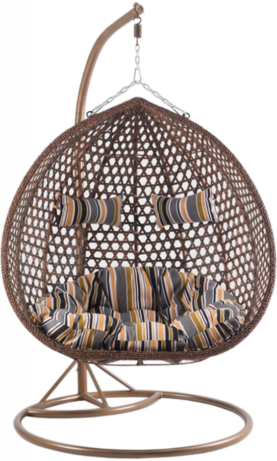 Egg hanging chair GT Racer G-1210 Brown