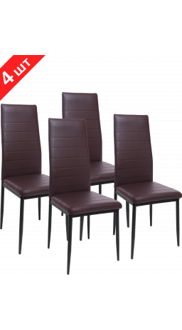 Комплект стільців GT K-2020 Dark Brown (4 шт)