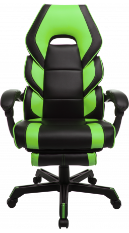 11Геймерское кресло GT Racer M-2643 Black/Green
