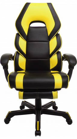 11Геймерское кресло GT Racer M-2643 Black/Yellow