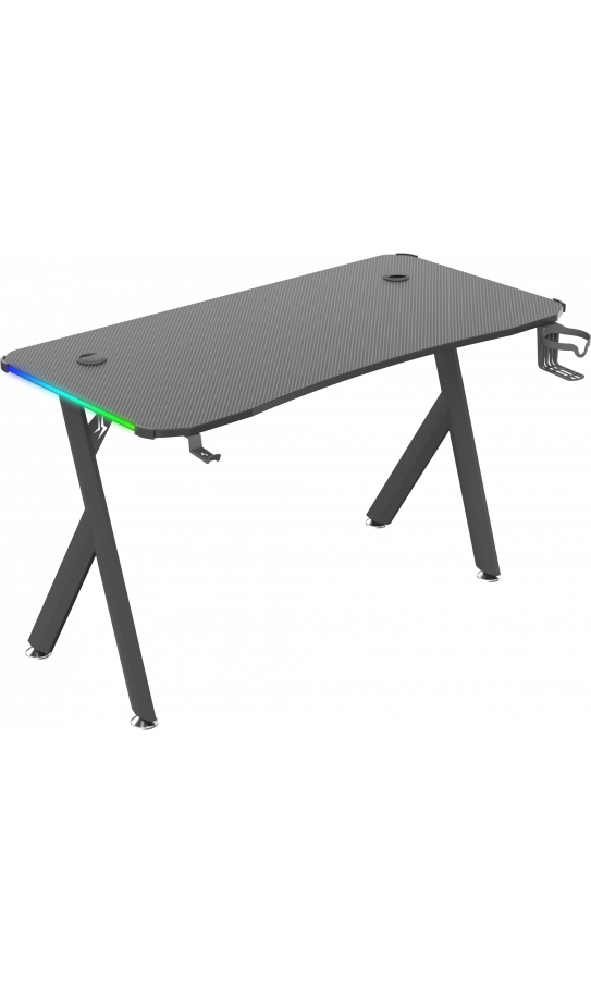 Геймерський комп'ютерний стіл GT Racer T-1224 (120x60x73) Black Геймерський комп'ютерний стіл GT Racer T-1224 (120x60x73) Black
