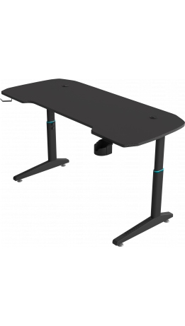 Геймерський комп'ютерний стіл GT Racer T-1229 (120x60x71-79) Black