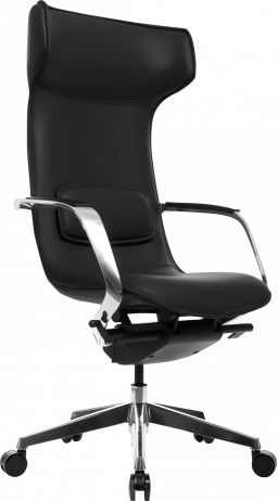 Офисное кресло GT Racer X-003F LEATHER Black