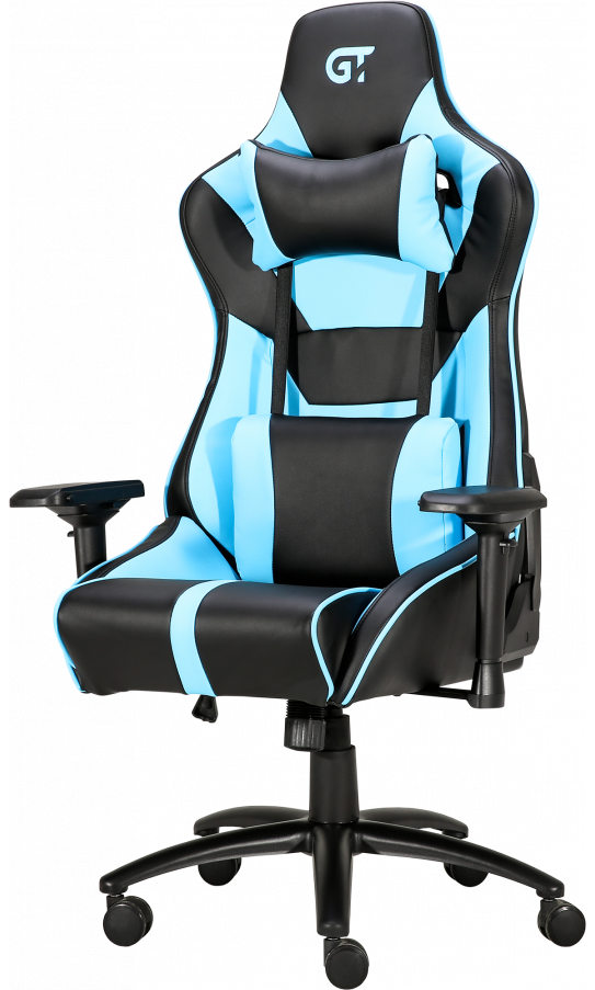 Gaming chair GT Racer X0719 Black/Light Blue