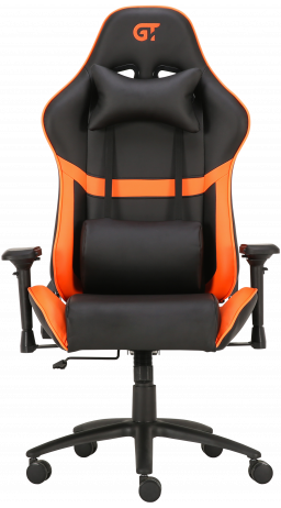11Геймерское кресло GT Racer X-0720 Black/Orange