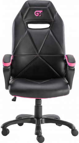 11Геймерское кресло GT Racer X-2318 Black/Pink
