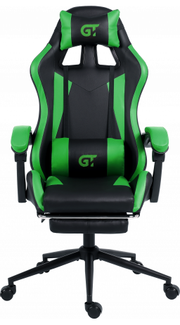 11Геймерське крісло GT Racer X-2323 Black/Green