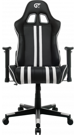 Геймерське крісло GT Racer X-2504-M (Massage) Black/White