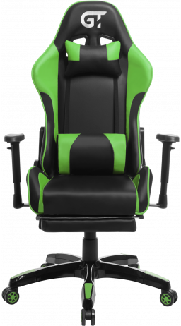 11Геймерское кресло GT Racer X-2525-F Black/Green