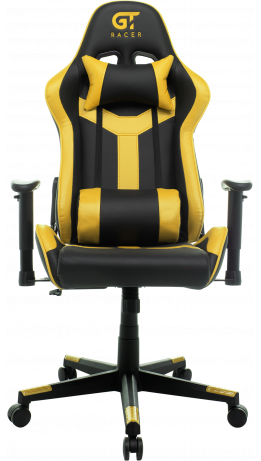 Геймерське крісло GT Racer X-2527 Black/Yellow