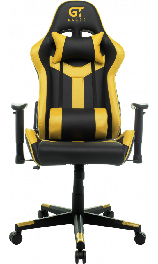 Геймерське крісло GT Racer X-2527 Black/Yellow (уцінка)