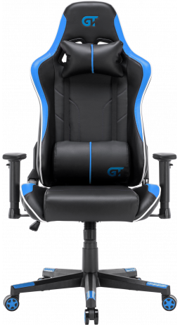11Геймерское кресло GT Racer X-2528 Black/Blue