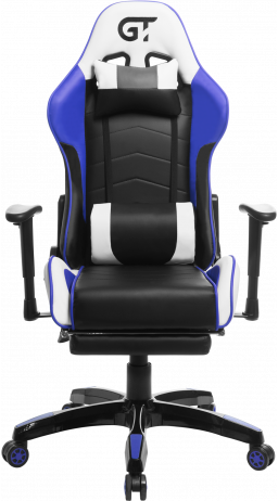11Геймерское кресло GT Racer X-2532-F Black/Blue/White
