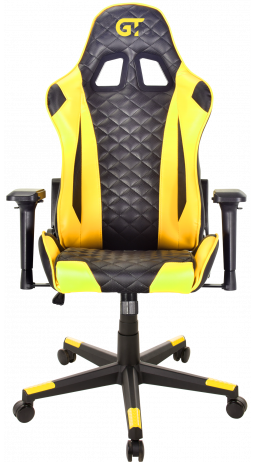 11Геймерське крісло GT Racer X-2563-1LP Black/Yellow