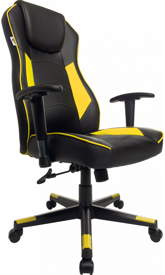 Геймерське крісло GT Racer X-2564 Black/Yellow