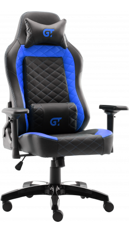 11Геймерське крісло GT Racer X-2605-4D Black/Blue