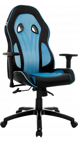 11Геймерское кресло GT Racer X-2645 Black/Blue