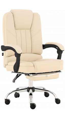 Офисное кресло GT Racer X-2976 Footrest Cream
