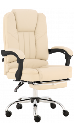 Офісне крісло GT Racer X-2976 Footrest Cream