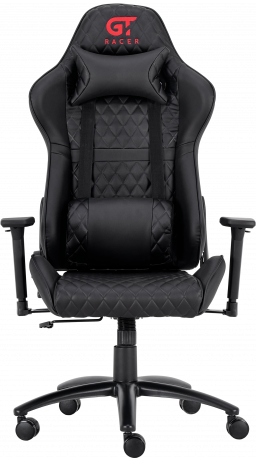 11Геймерское кресло GT Racer X-3505 Black
