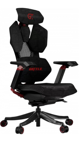 11Геймерское кресло GT Racer X-6004 Battle Black