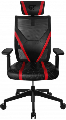 11Геймерское кресло GT Racer X-6674 Black/Red