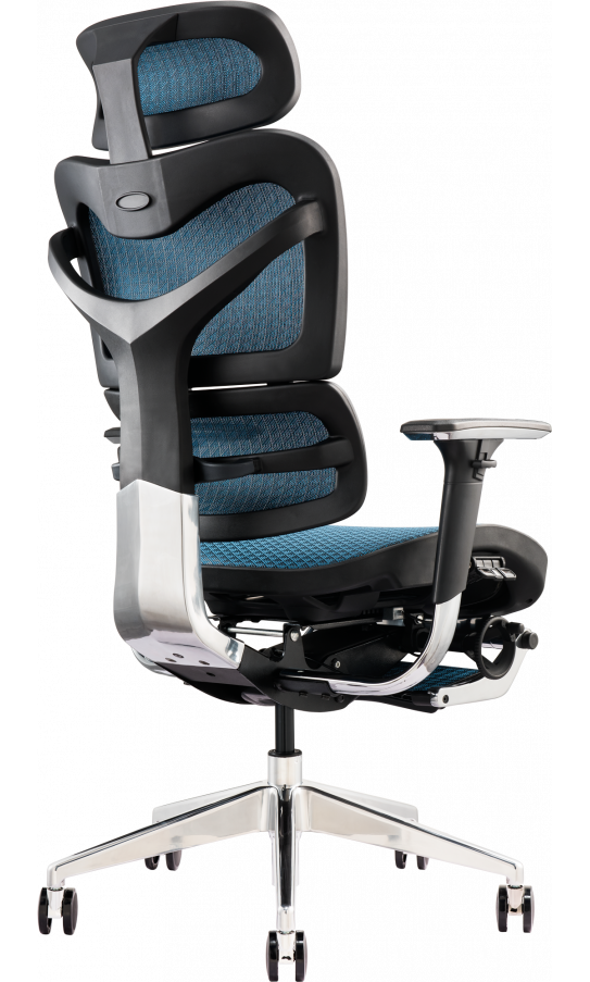 Офісне крісло GT Racer X-702L Blue Офісне крісло GT Racer X-702L Blue