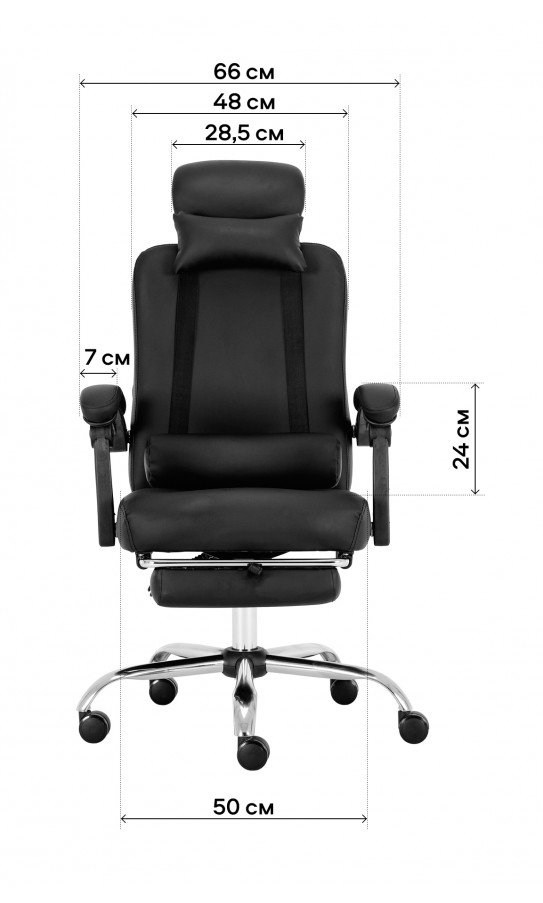 Офісне крісло GT Racer X-8003 Fabric Black