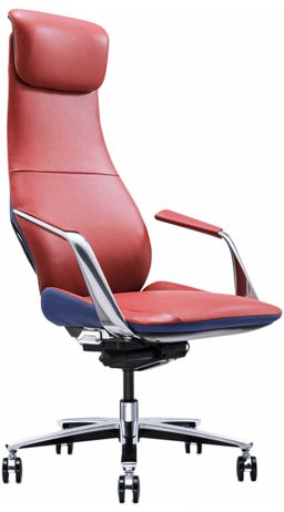 Офісне крісло GT Racer X-808 Red/Blue (ZP-02, ZP-09)