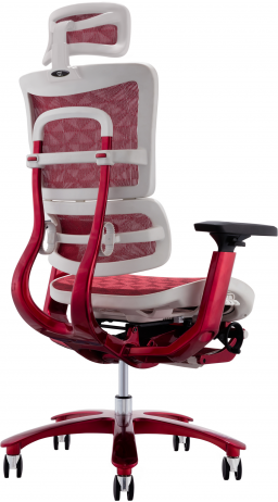 11Chair GT Racer X-815L White/Red (W-52)