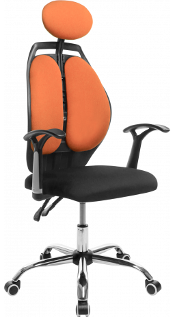 Офісне крісло GT Racer X-W1032 Fabric Black/Orange