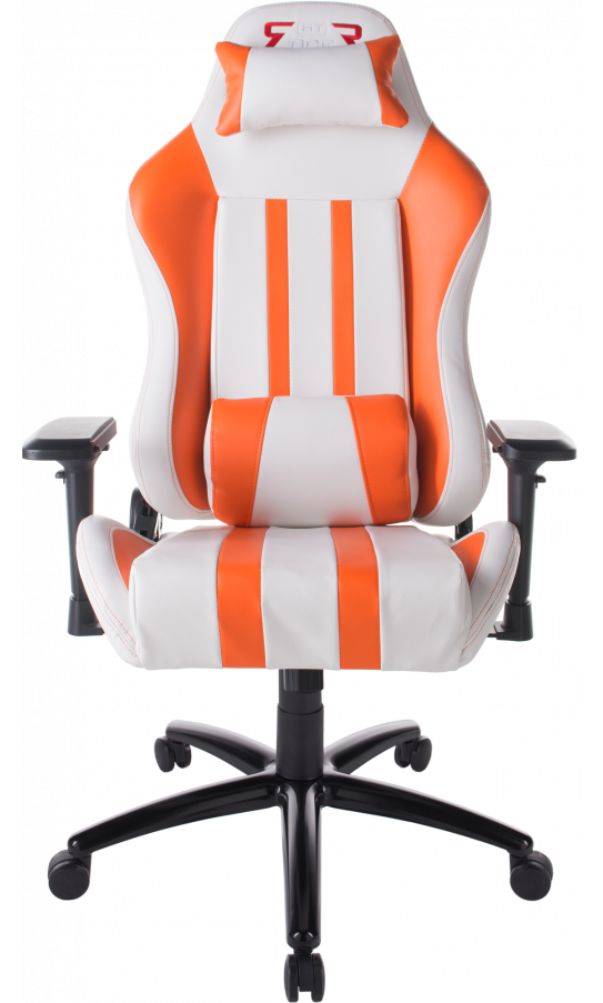 Gaming chair GT Racer X-2608 White/Orange