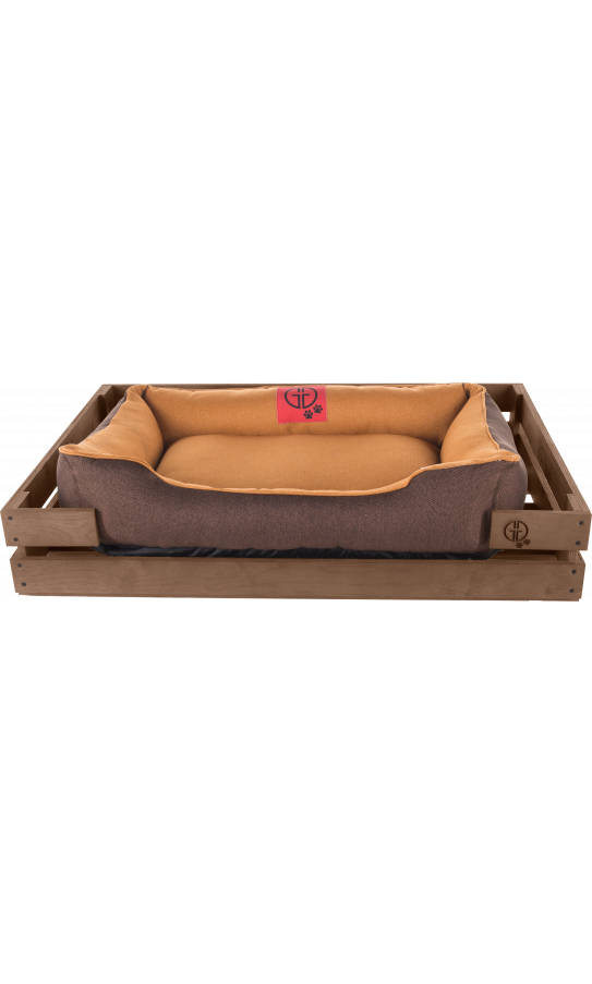 Лежак GT Dreamer Kit Chestnut M 78 x 54 x 12 см (Beige-Brown) Лежак GT Dreamer Kit Chestnut M 78 x 54 x 12 см (Beige-Brown)